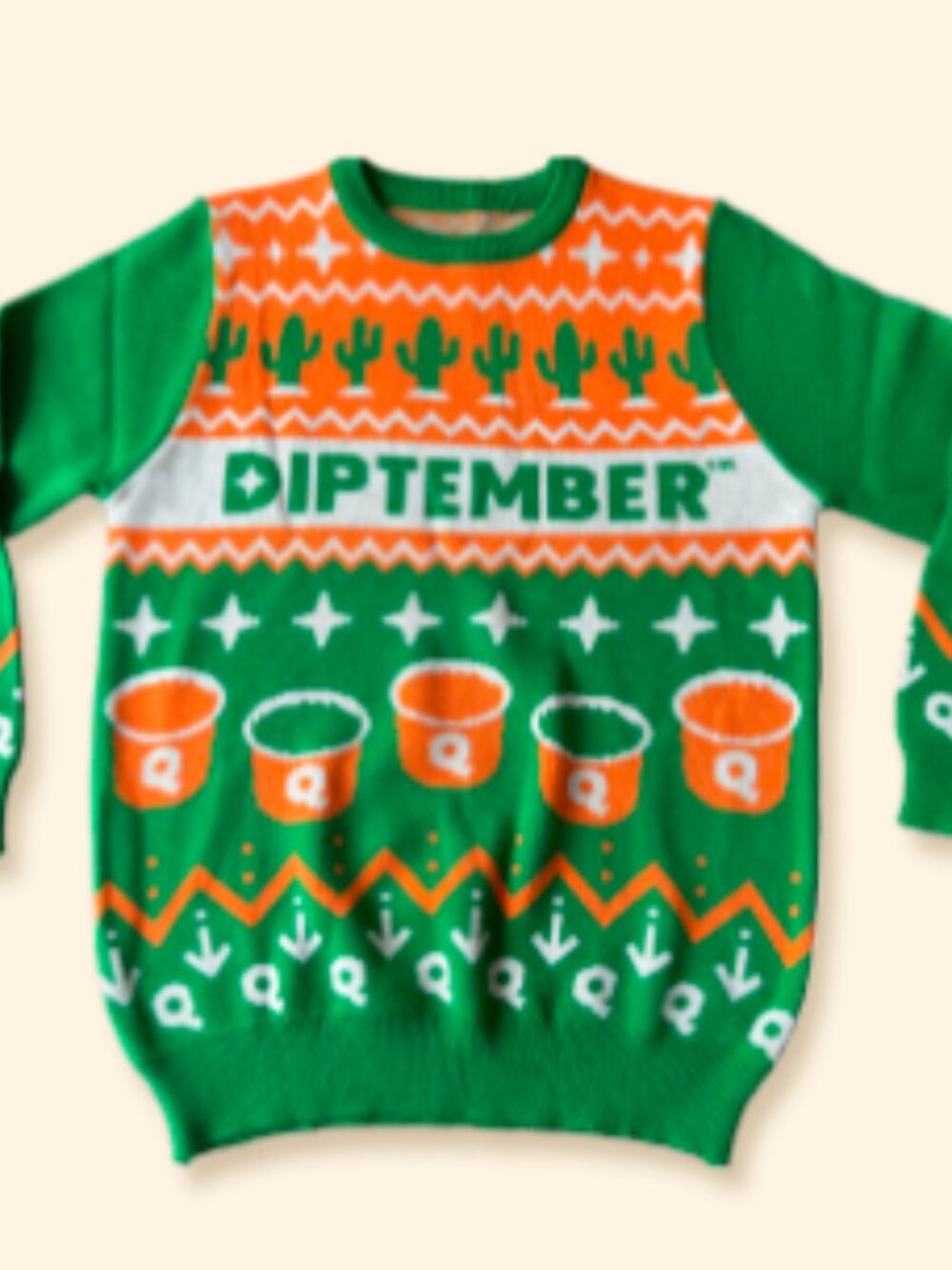 QDOBA Diptember Knit Sweater